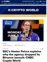 SEC's Hester Peirce explains why the agency dropped its Binance lawsuit: CNBC Crypto World