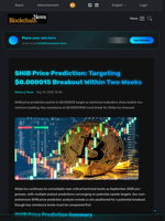 SHIB Price Prediction: Targeting $0.000015 Breakout Within Two Weeks - Blockchain.News