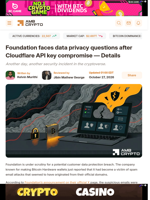 Foundation faces data privacy questions after Cloudflare API key compromise — Details - AMBCrypto