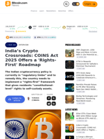 India’s Crypto Crossroads: COINS Act 2025 Offers a 'Rights-First' Roadmap – Interview Bitcoin News