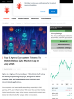 Top 5 Aptos Ecosystem Tokens To Watch Below $2M Market Cap In July 2025 - NullTX