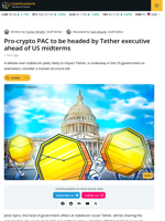 Pro-Crypto PAC to be Headed by Tether Executive ahead of US Midterms