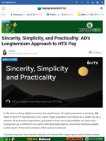Sincerity, Simplicity, and Practicality: AD's Longtermism Approach to HTX Pay