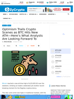 Optimism Trails Crypto Scenes as BTC Hits New ATH—Here’s What Analysts Are Looking Forward To‬ ⋆ ZyCrypto