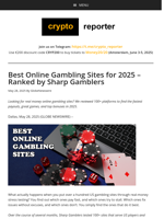 Best Online Gambling Sites for 2025 – Ranked by Sharp Gamblers