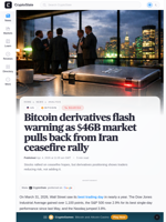 Why crypto didn’t buy Wall Street’s Iran ceasefire rally