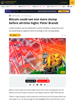 Bitcoin May See Another Plunge Before ATHs: Peter Brandt