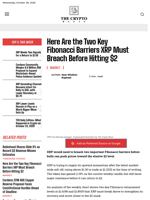 Here Are the Two Key Fibonacci Barriers XRP Must Breach Before Hitting $2
