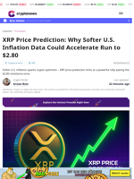 XRP Price Prediction: Why Softer U.S. Inflation Data Could Accelerate Run to $2.80