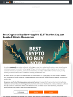 Best Crypto to Buy Now? Apple’s $2.9T Market Cap Just Boosted Bitcoin Momentum