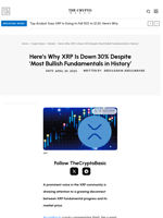 Here’s Why XRP Is Down 30% Despite ‘Most Bullish Fundamentals in History’