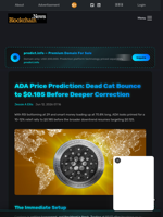 ADA Price Prediction: Dead Cat Bounce to $0.185 Before Deeper Correction - Blockchain.News