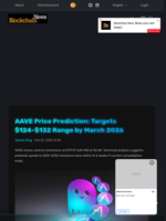 AAVE Price Prediction: Targets $124-$132 Range by March 2026 - Blockchain.News