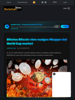 Bitwise Bitcoin view nudges Mbappe-led World Cup market - Blockchain.News