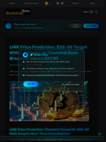 LINK Price Prediction: $28-30 Target Within 3 Weeks as Chainlink Eyes Breakout Above $27.87 - Blockchain.News