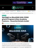 BDAG AMA: $30M grants Program & Exciting Updates!