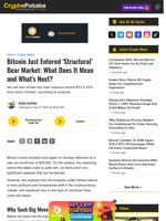 Bitcoin Just Entered 'Structural' Bear Market: What Does It Mean and What's Next?