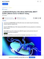 LAUNCHCOIN Rallies 15% In A Day | Meme Coins To Watch Today