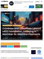 Coinbase and Cloudflare Launch x402 Foundation, Ushering in Machine-to-Machine Payments | Live Bitcoin News