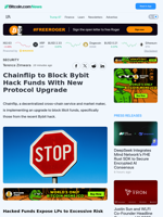 Chainflip to Block Bybit Hack Funds With New Protocol Upgrade – Security Bitcoin News