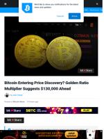 Bitcoin Entering Price Discovery? Golden Ratio Multiplier Suggests $130,000 Ahead | Bitcoinist.com