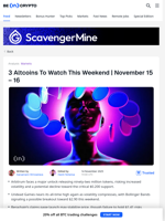 3 Altcoins To Watch This Weekend | November 15 - 16