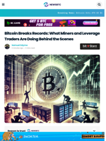 Bitcoin Breaks Records: What Miners and Leverage Traders Are Doing Behind the Scenes