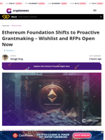 Ethereum Foundation Launches Wishlist and RFP Grants
