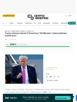 Trump criticizes Norah O'Donnell on 