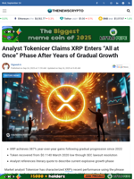 Analyst Tokenicer Claims XRP Enters 