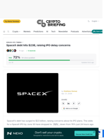 SpaceX debt hits $23B, raising IPO delay concerns