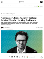 Anthropic Admits Security Failures Behind Claude Hacking Incidents - Decrypt