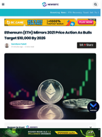 Ethereum (ETH) Mirrors 2021 Price Action As Bulls Targets $10,000 by 2026