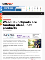 Web3 launchpads are funding ideas, not products - The Crypto News Wire