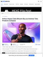 Andrew Tate Vs Arthur Hayes Bitcoin Prediction – Who’s Right?