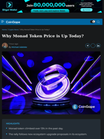 Why Monad Token Price is Up Today?