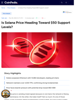 Is Solana Price Heading Toward $50 Support Levels?