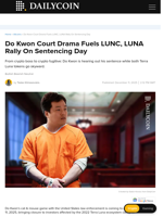 Do Kwon Court Drama Fuels LUNC, LUNA Rally On Sentencing Day - DailyCoin