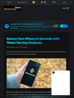 Secure Your iPhone in Seconds with These Two Key Features - Blockchain.News
