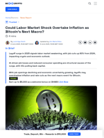 Layoffs Surge in 2025—Is This Bitcoin’s Next Macro Challenge?