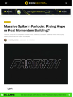 Massive Spike in Fartcoin: Rising Hype or Real Momentum Building? - CoinCentral