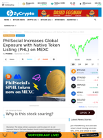 PhilSocial Increases Global Exposure with Native Token Listing (PHL) on MEXC