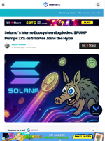Solana's $PUMP Rallies 77%: Are SOL Meme Coins like Snorter Token Back?