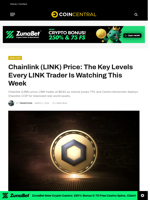 Chainlink (LINK) Price: The Key Levels Every LINK Trader Is Watching This Week - CoinCentral