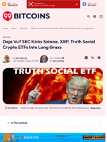 Deja Vu? SEC Kicks Trump Crypto ETF Into the Long Grass