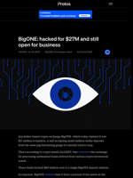 BigONE: hacked for $27M and still open for business