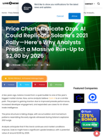Price Charts Indicate Ozak AI Could Replicate Solana’s 2021 Rally—Here’s Why Analysts Predict a Massive Run-Up to $2.80 by 2026 | Live Bitcoin News