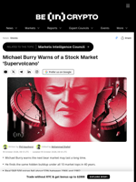 Michael Burry Warns of a Stock Market ‘Supervolcano’