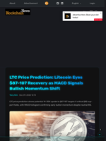 LTC Price Prediction: Litecoin Eyes $87-107 Recovery as MACD Signals Bullish Momentum Shift - Blockchain.News