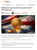 Will Bitcoin repeat the 2021 'gasoline fractal'? THIS data says… - AMBCrypto